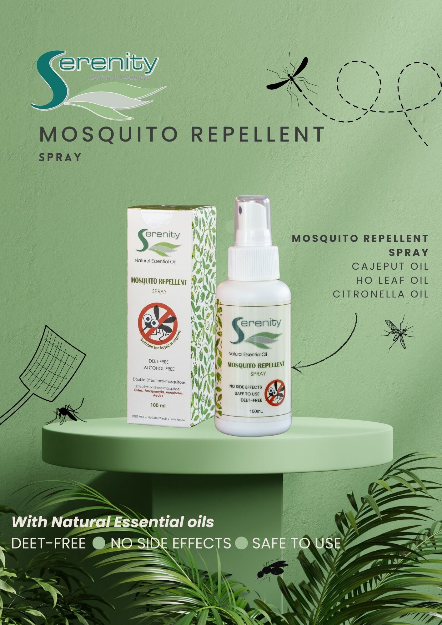 SERENITY MOSQUITO REPELLENT - SPRAY