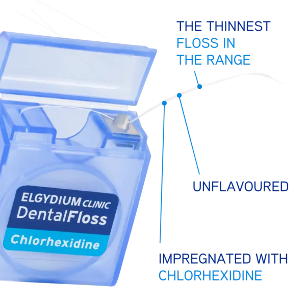 ELGYDIUM CLINIC DENTAL FLOSS CHLOREXIDINE