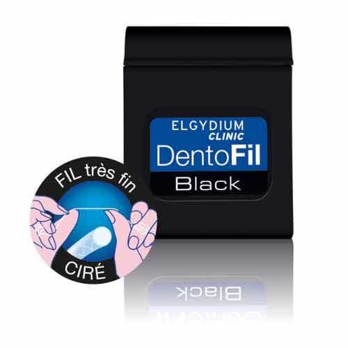 ELGYDIUM CLINIC DENTAL FLOSS BLACK