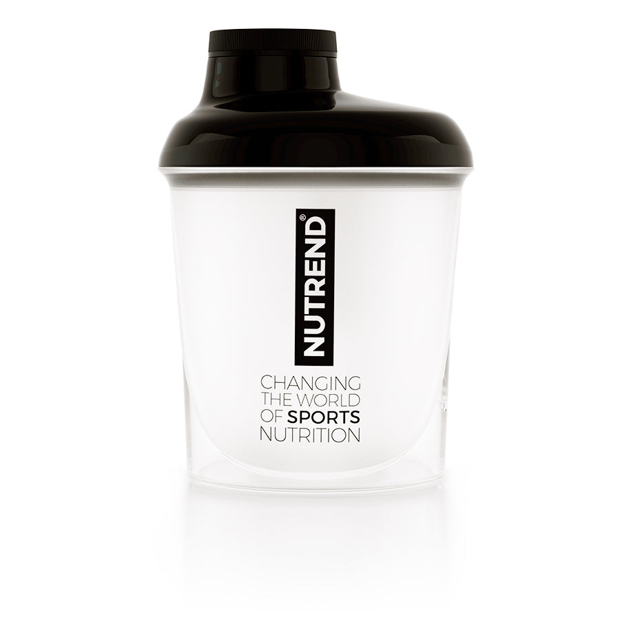 SHAKER NUTREND white transparent with black cap 300ml