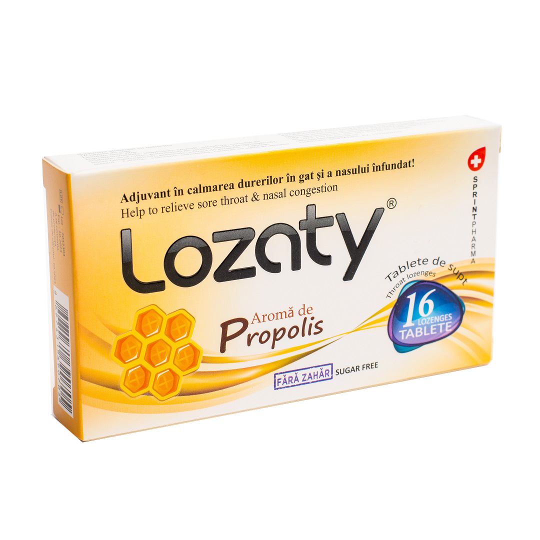 LOZATY PROPOLIS X 16 LOZENGES